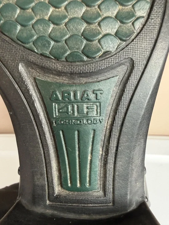 Ariat Heritage Breeze Zip Paddock Boots Black Leather Size 9B - Picture 14 of 15